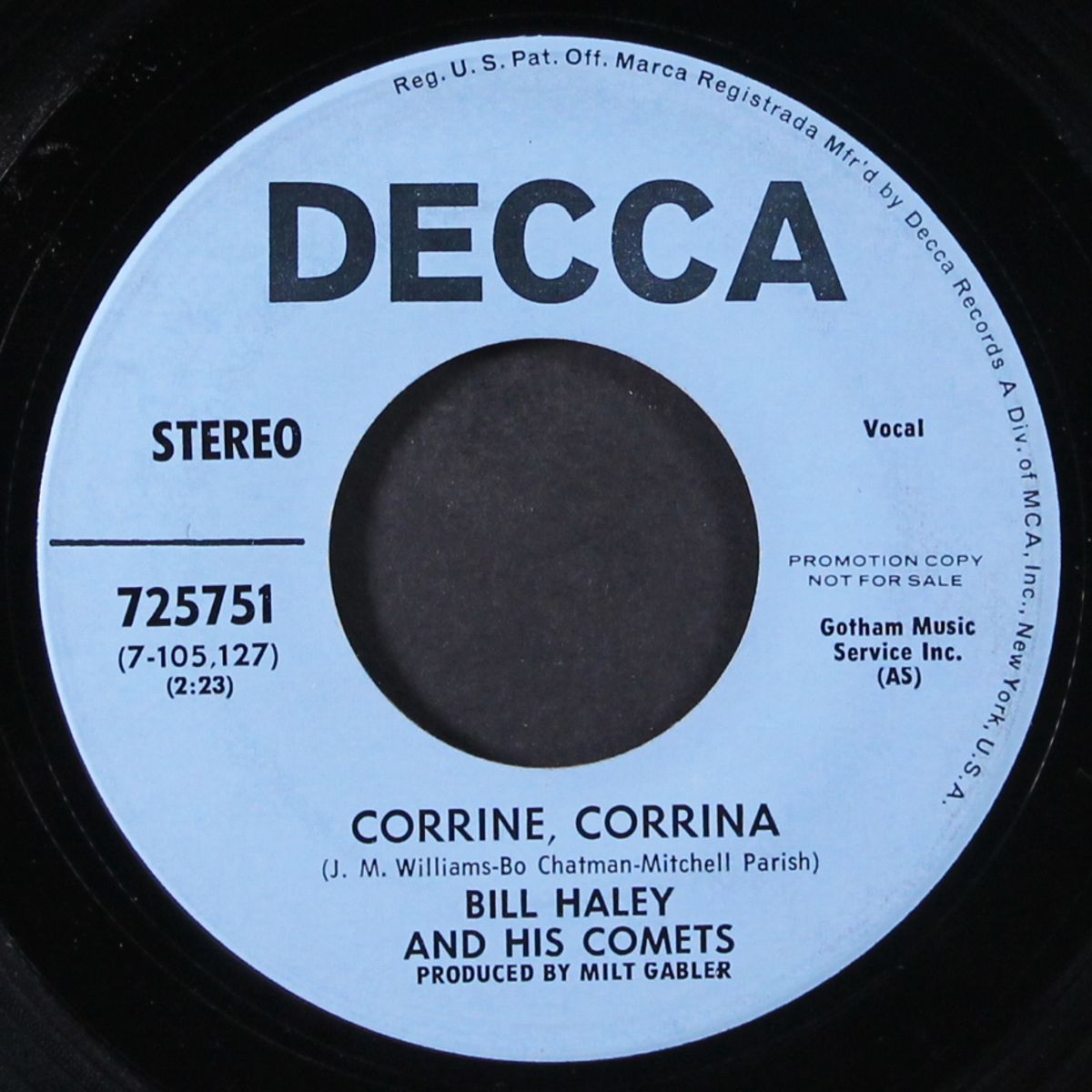 corrine, corrina / the green door by BILL HALEY