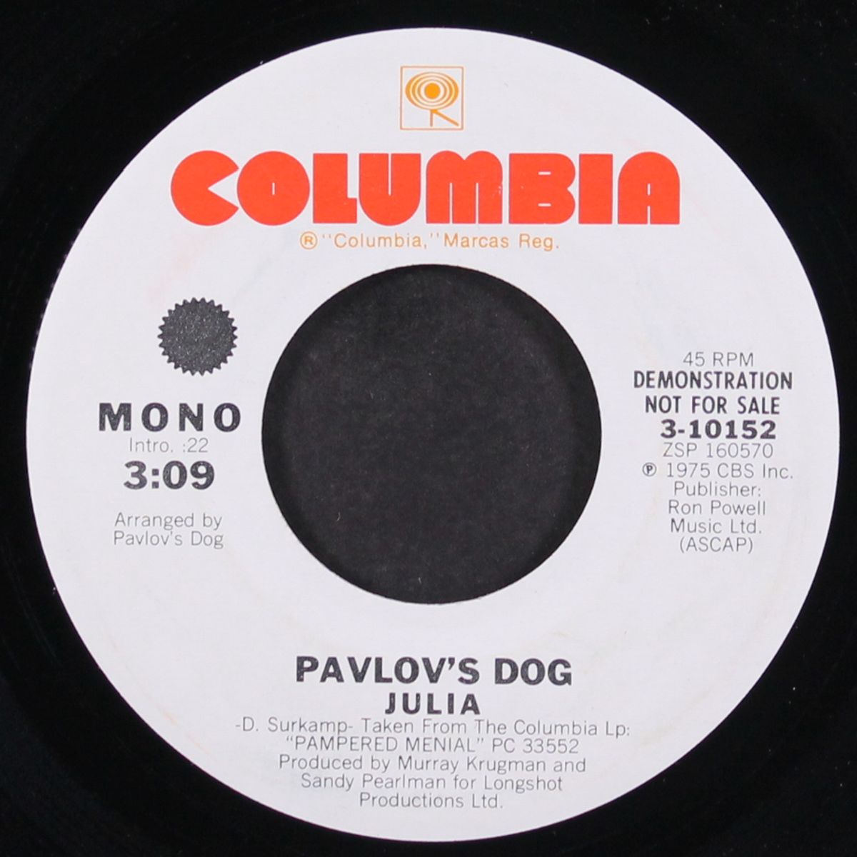 julia / mono by PAVLOV'S DOG