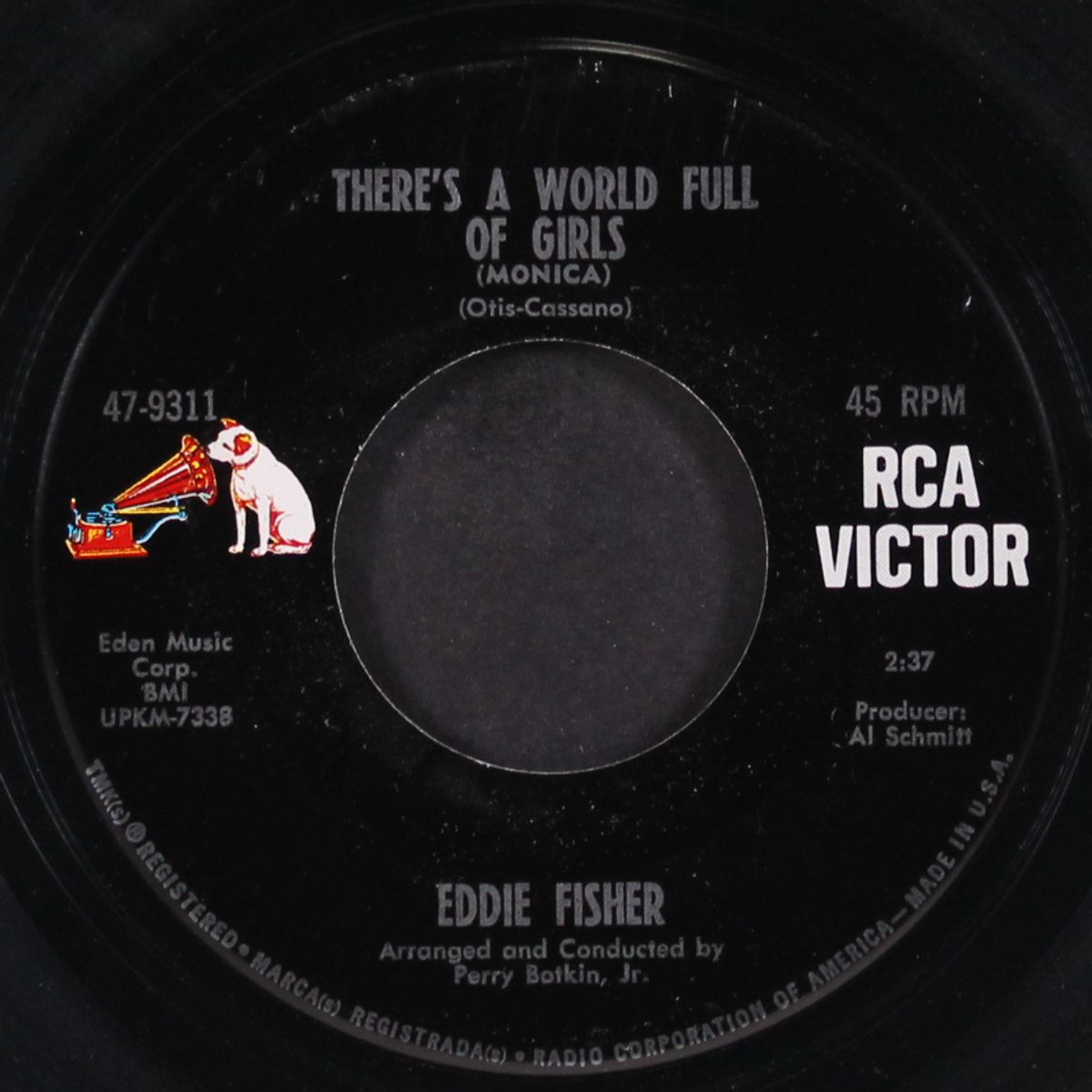 there's a world full of girls (monica / jerusalem) by EDDIE FISHER