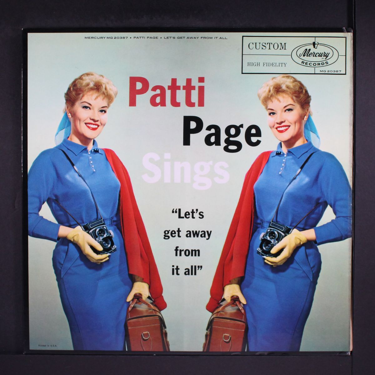 sings lets get away from it all by PATTI PAGE