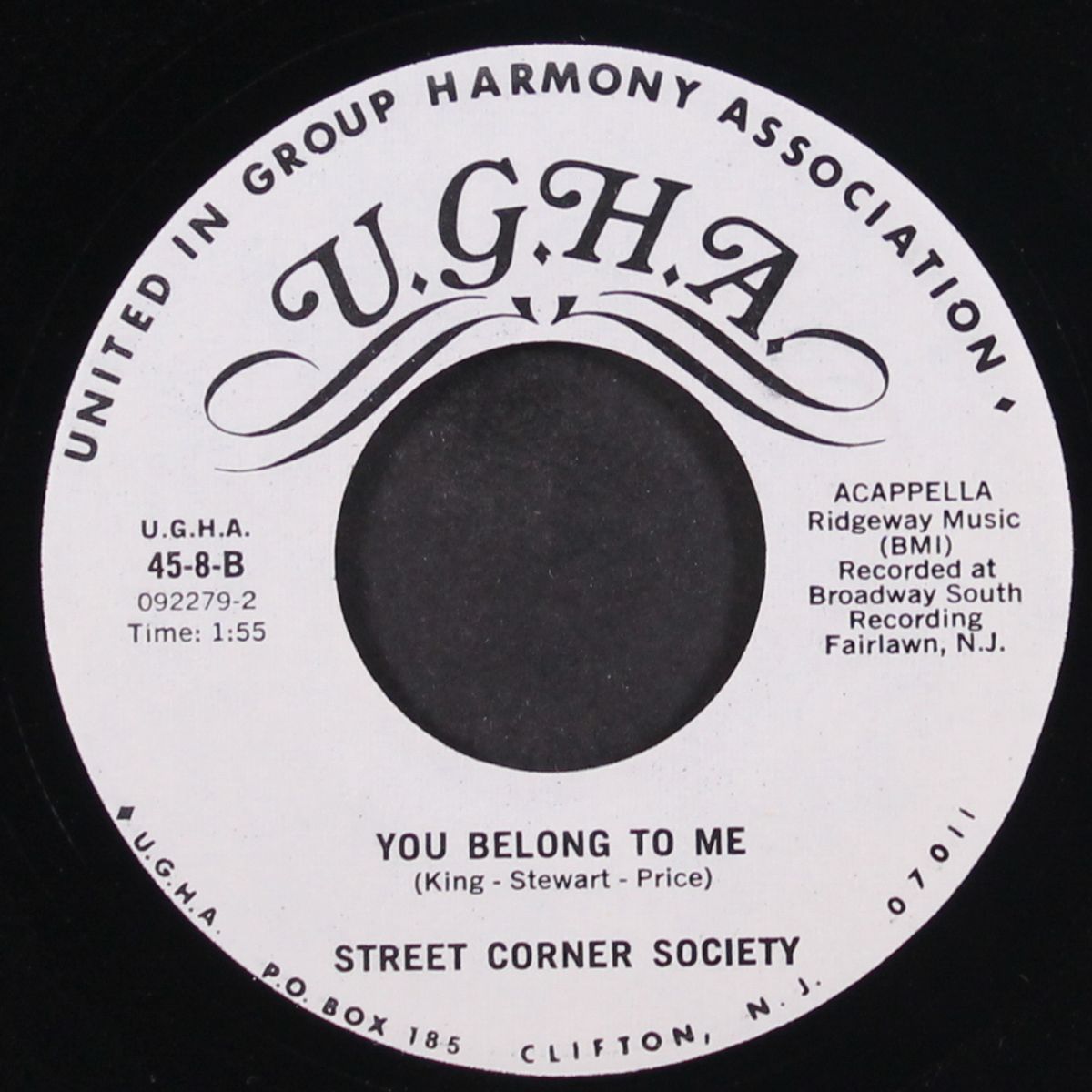 hey senorita / you belong to me by STREET CORNER SOCIETY