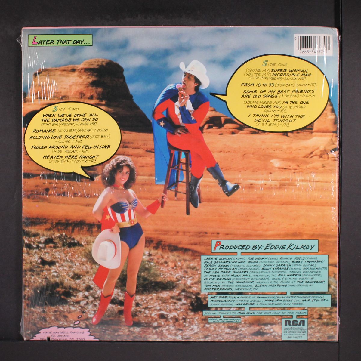 super woman, incredible man by LOUISE MANDRELL & R.C. BANNON