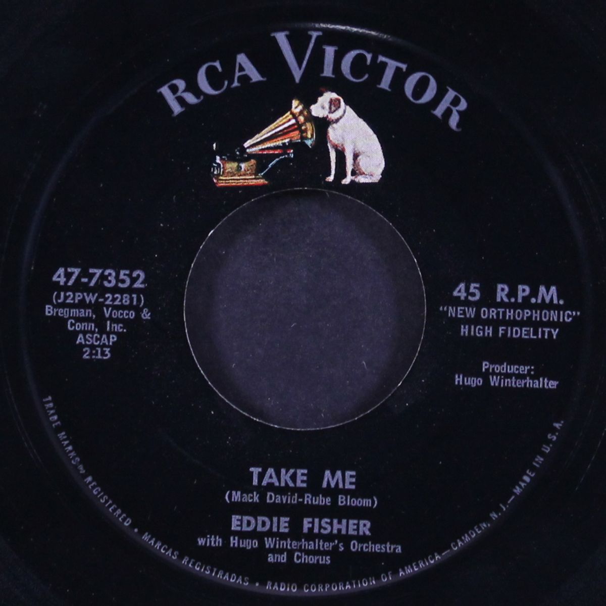 take me / the best thing for you by EDDIE FISHER