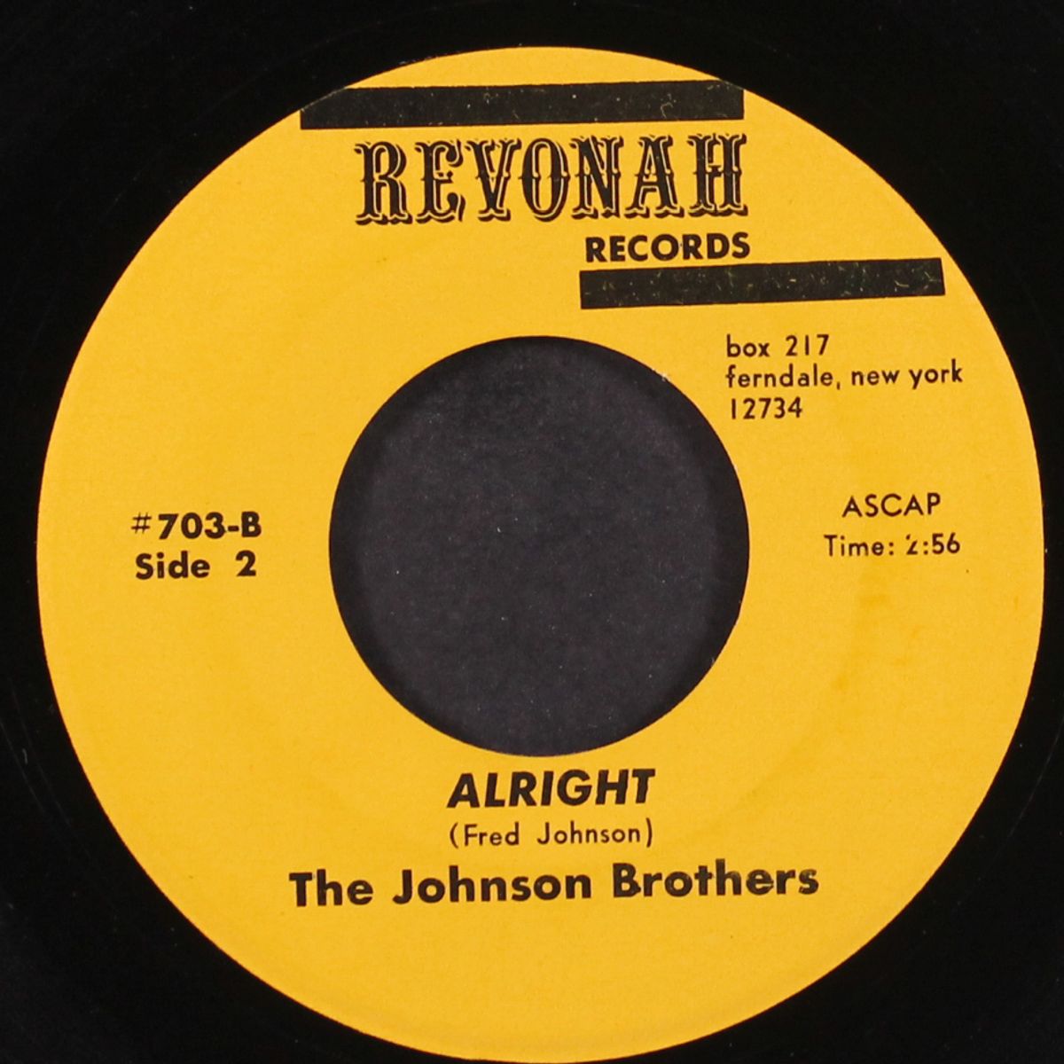 who will love my child / alright by JOHNSON BROTHERS