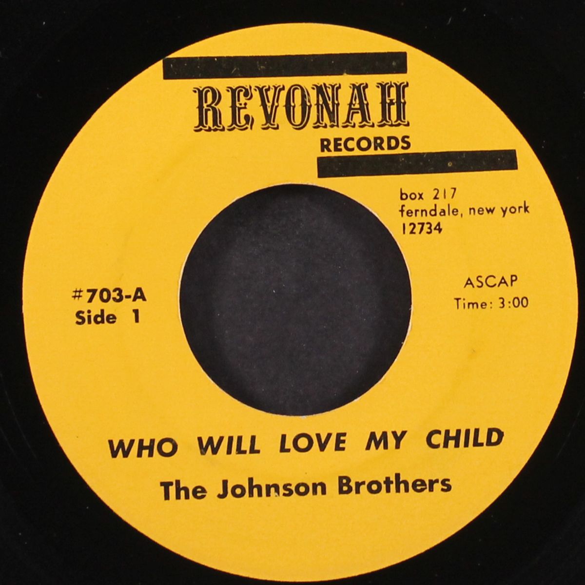 who will love my child / alright by JOHNSON BROTHERS