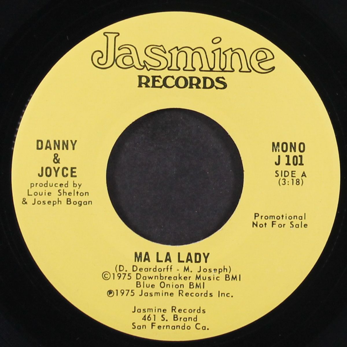 ma la lady / same by DANNY & JOYCE