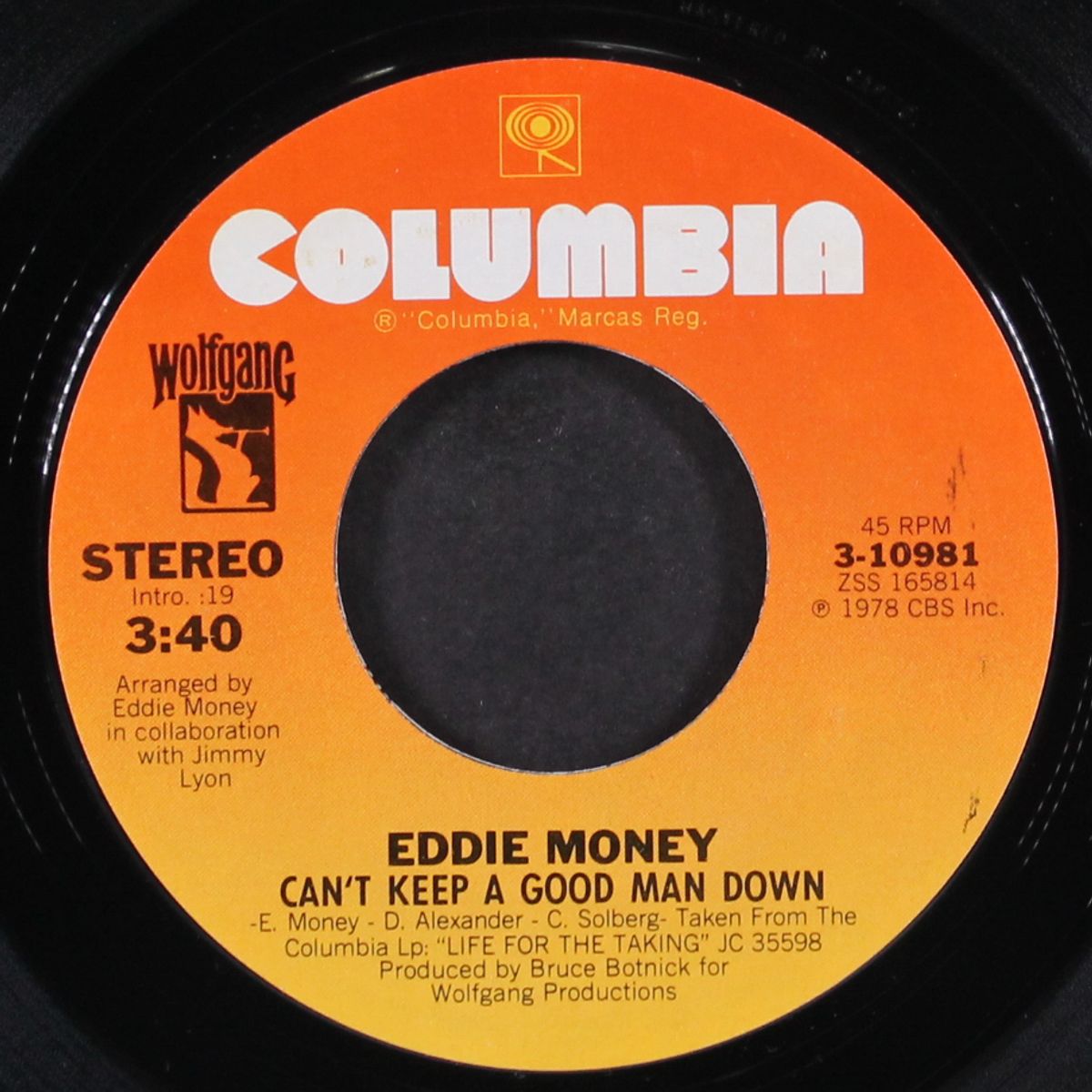 can't keep a good man down / nightmare by EDDIE MONEY