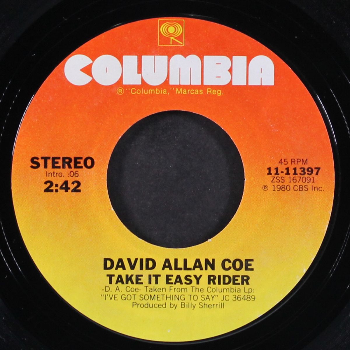 if you hold the ladder / take it easy rider by DAVID ALLAN COE