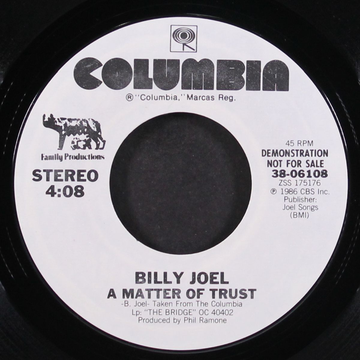 a matter of trust by BILLY JOEL