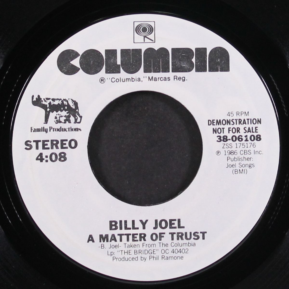 a matter of trust by BILLY JOEL