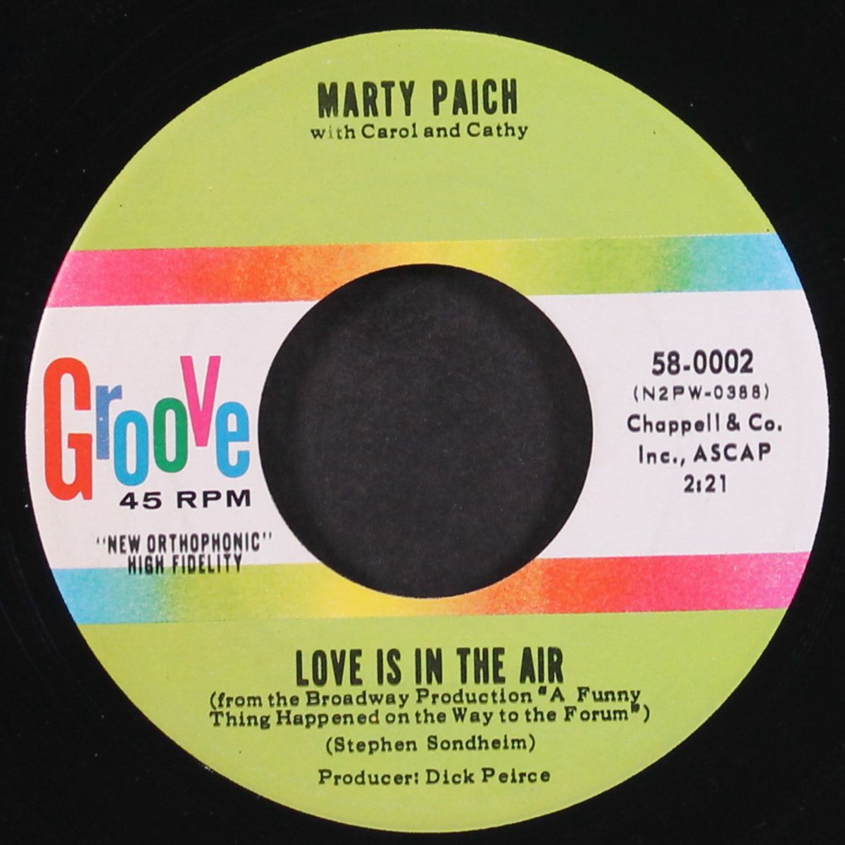 love is in the air / rosanna by MARTY PAICH