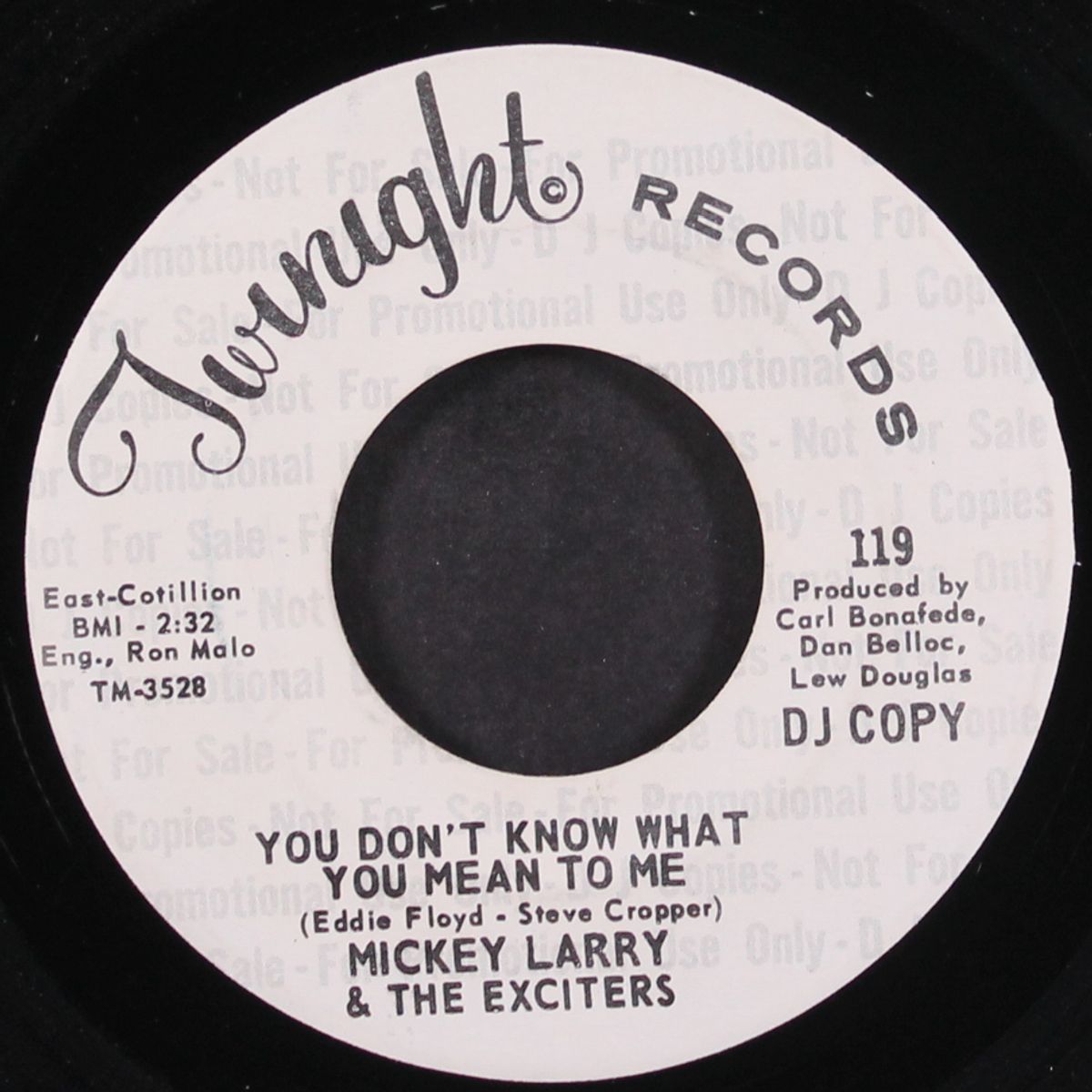 stranded in the middle of no place / you don't know what you mean to m by MICKEY LARRY & EXCITERS