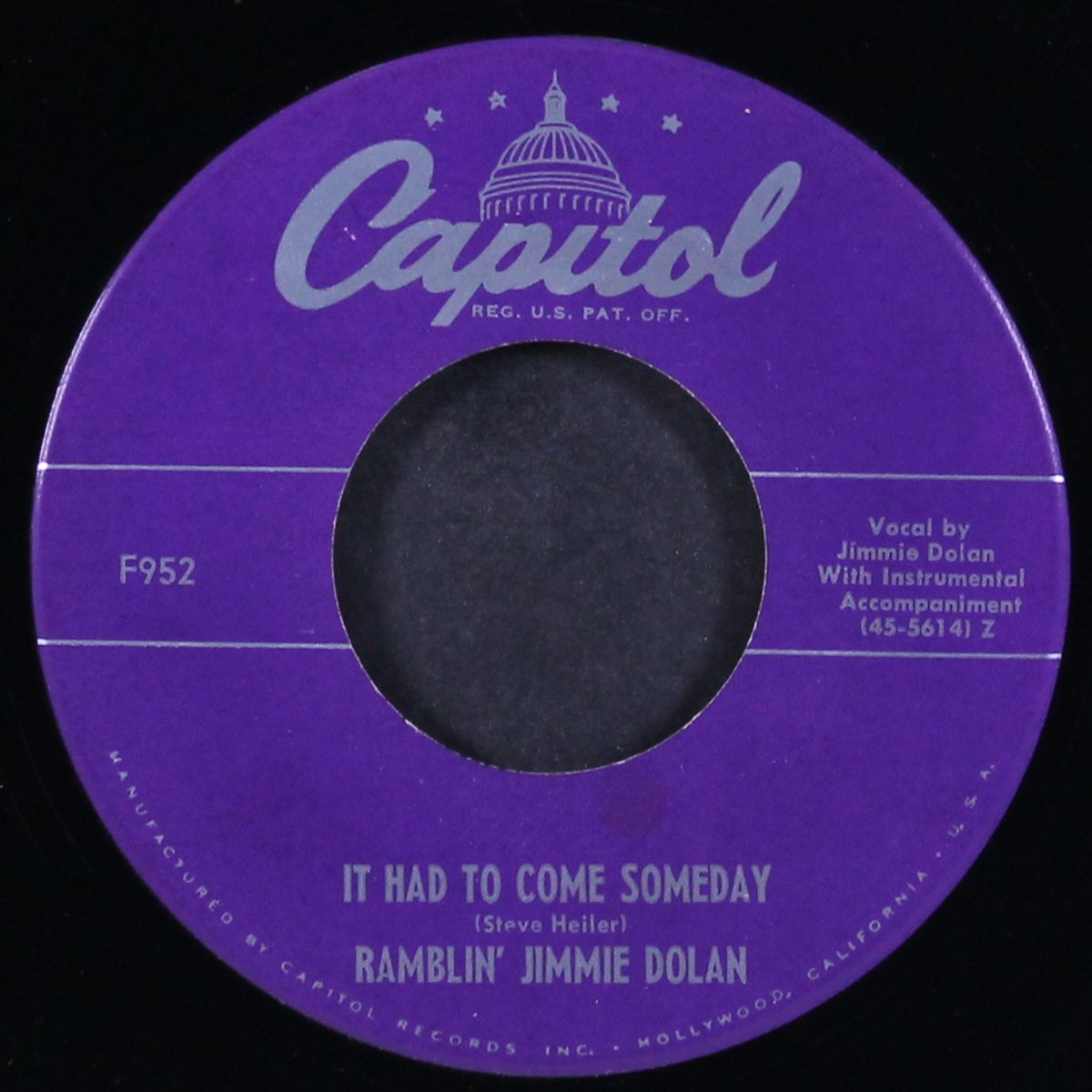 i'll sail my ship alone / it had to come someday by RAMBLIN' JIMMIE DOLAN