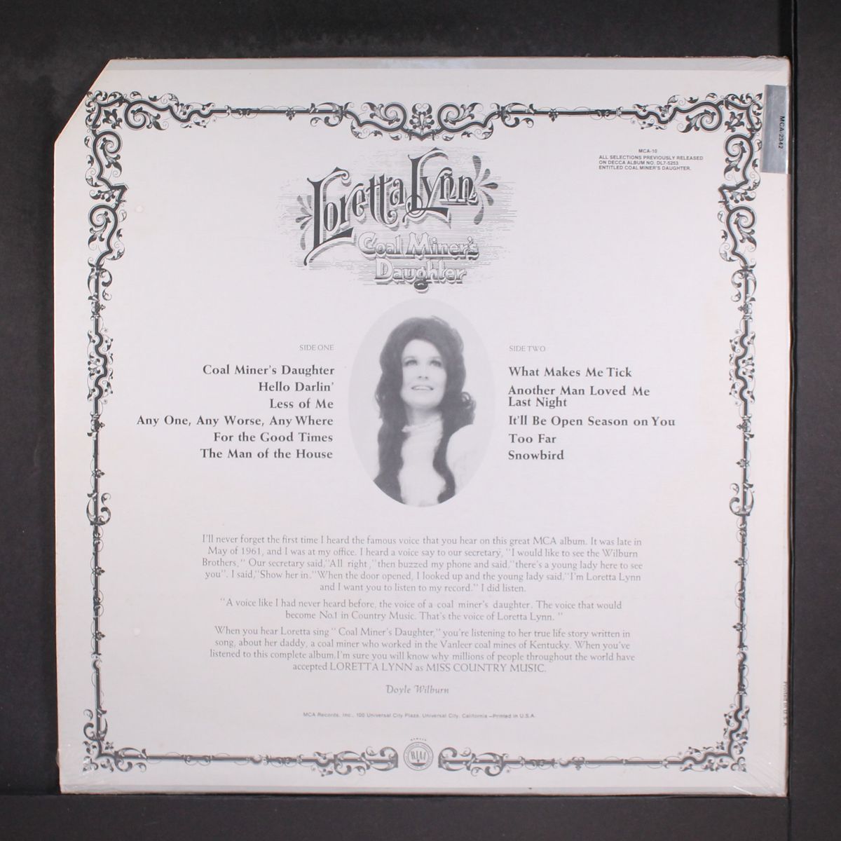 coal miner's daughter by LORETTA LYNN