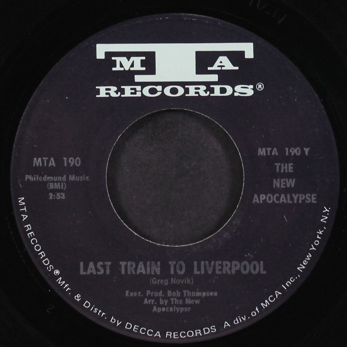 stainless soul / last train to liverpool by NEW APOCALYPSE