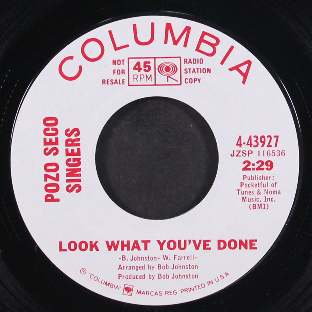 look what you've done by POZO-SECO SINGERS