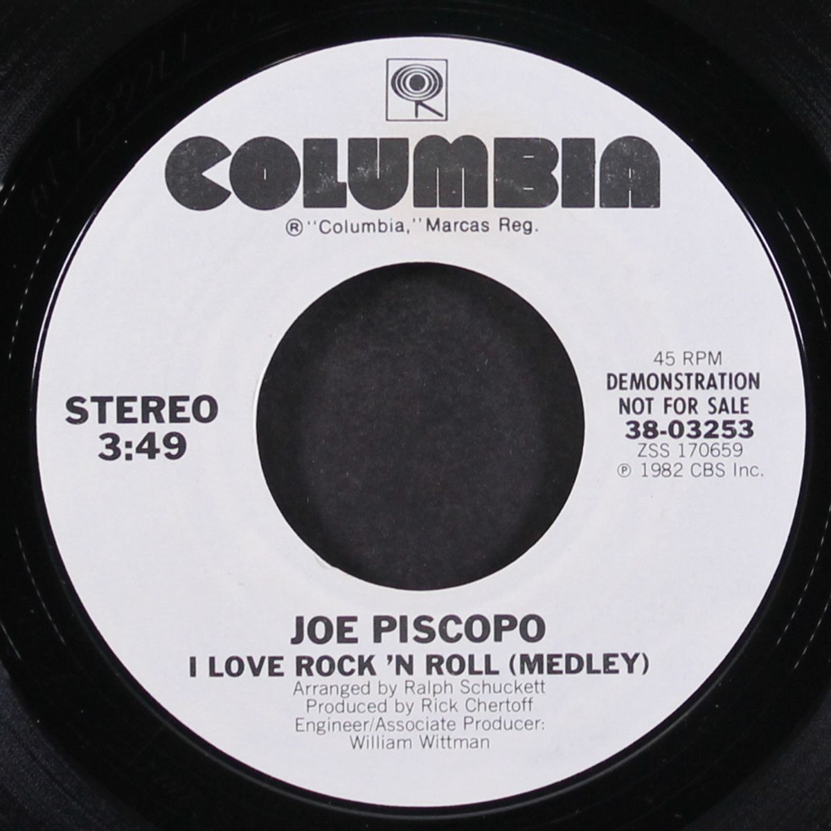 i love rock n' roll / same by JOE PISCOPO