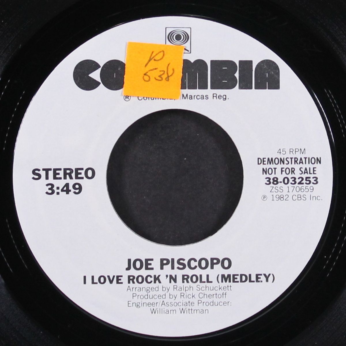 i love rock n' roll / same by JOE PISCOPO