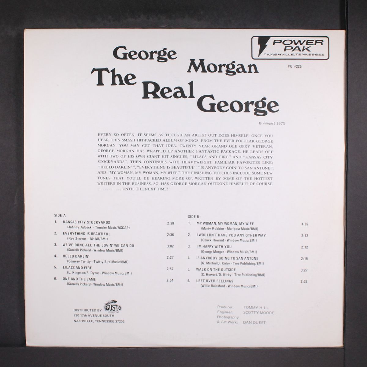 the real george by GEORGE MORGAN
