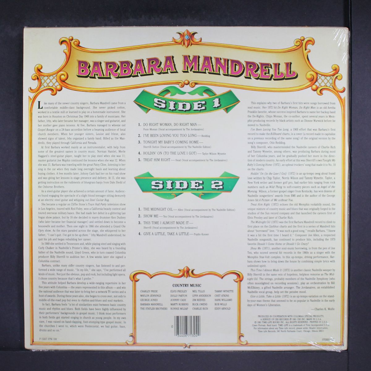 country music by BARBARA MANDRELL