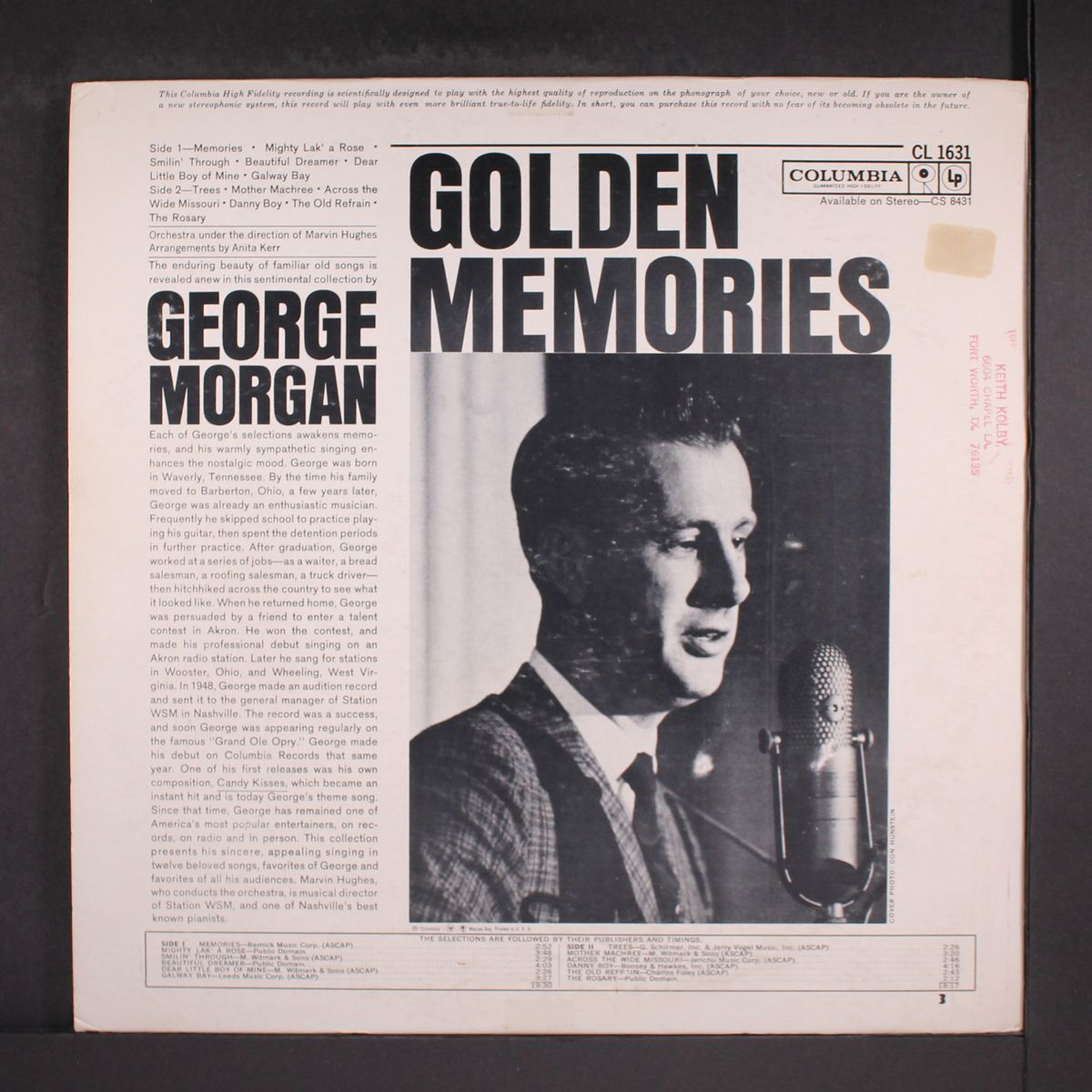 golden memories by GEORGE MORGAN
