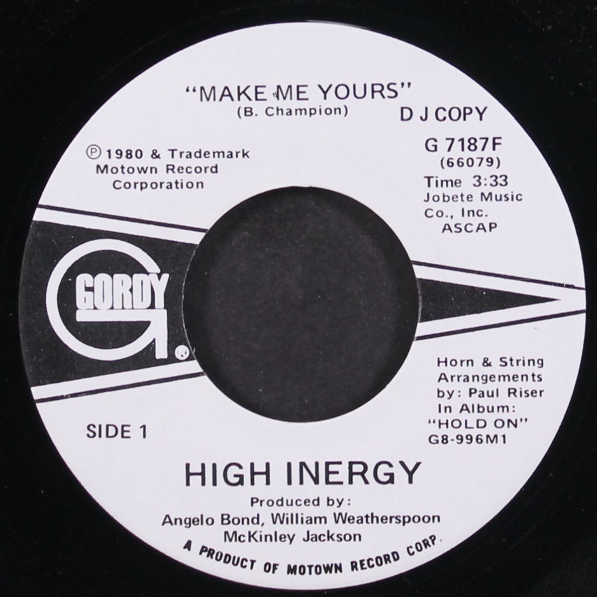 make me yours / same by HIGH INERGY