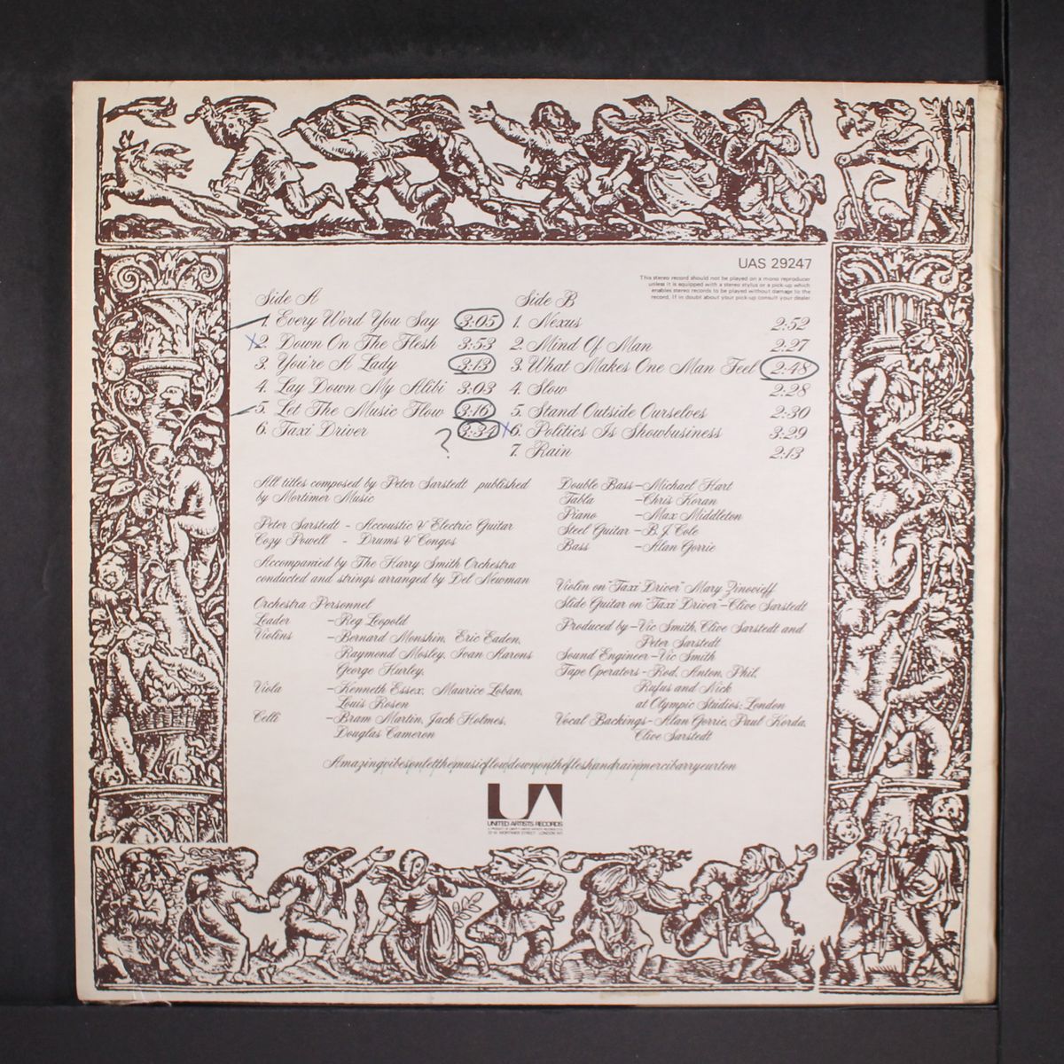 every word you say by PETER SARSTEDT