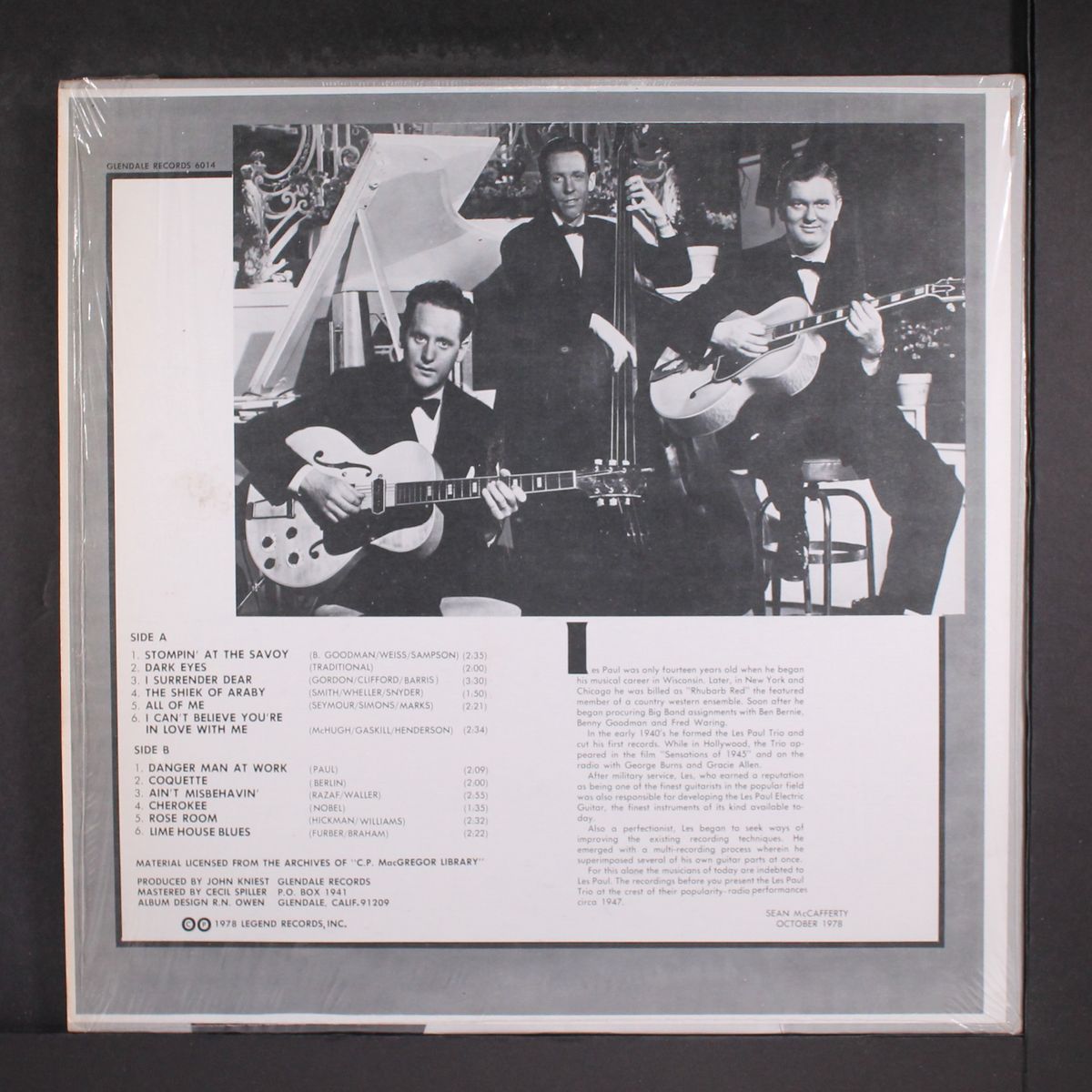 the les paul trio by LES PAUL