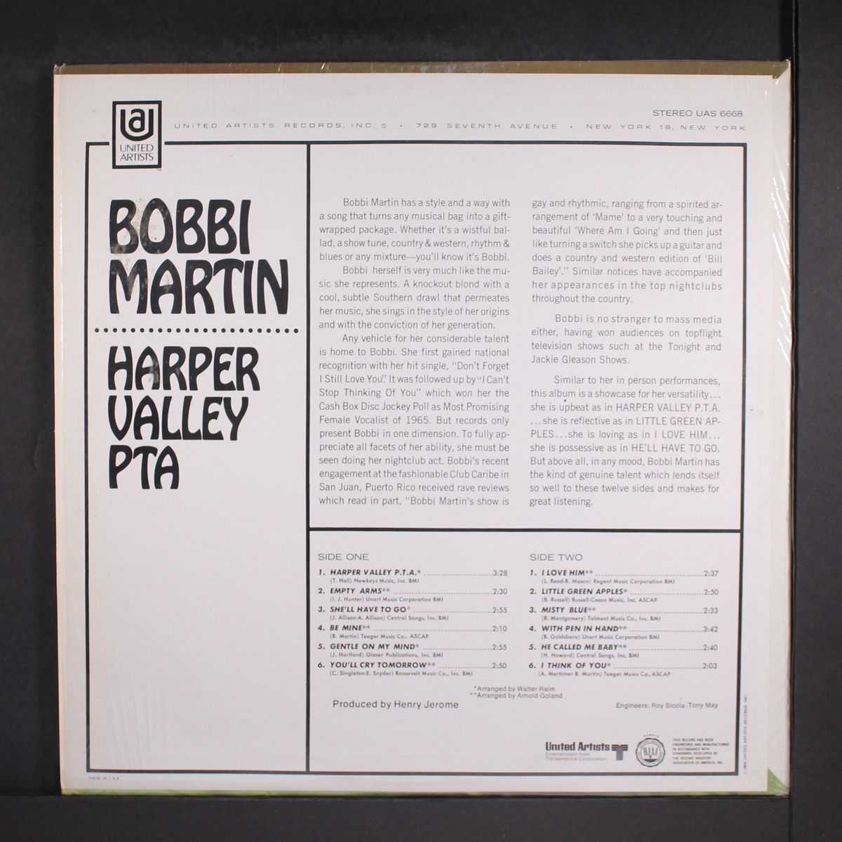 harper valley p.t.a. by BOBBI MARTIN