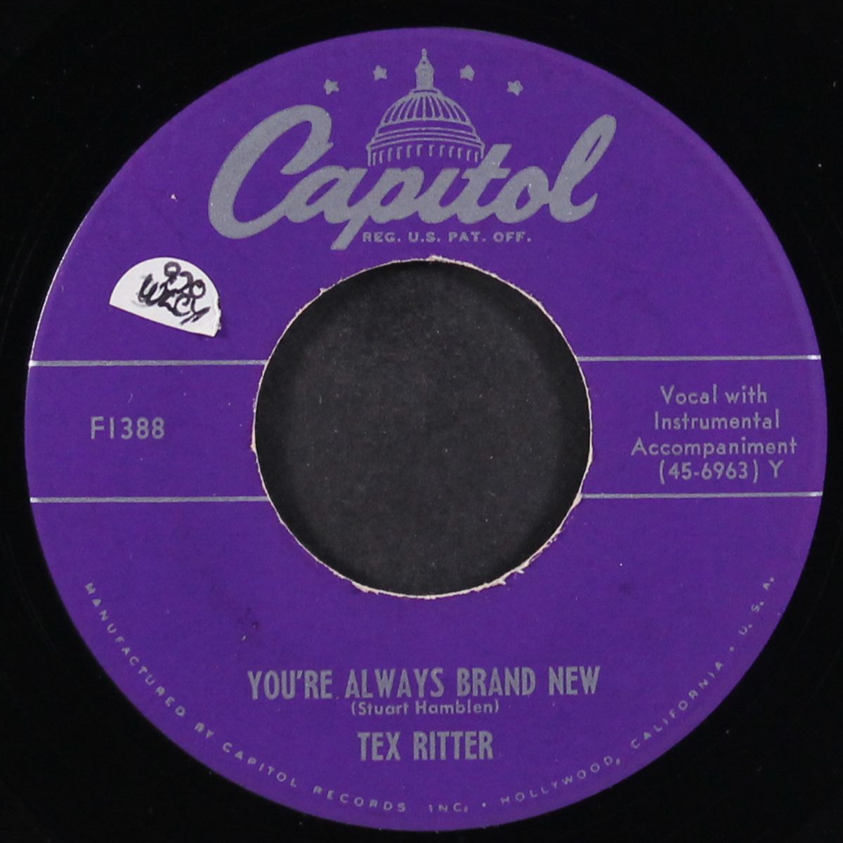 my bucket's been fixed / you're always brand new by TEX RITTER