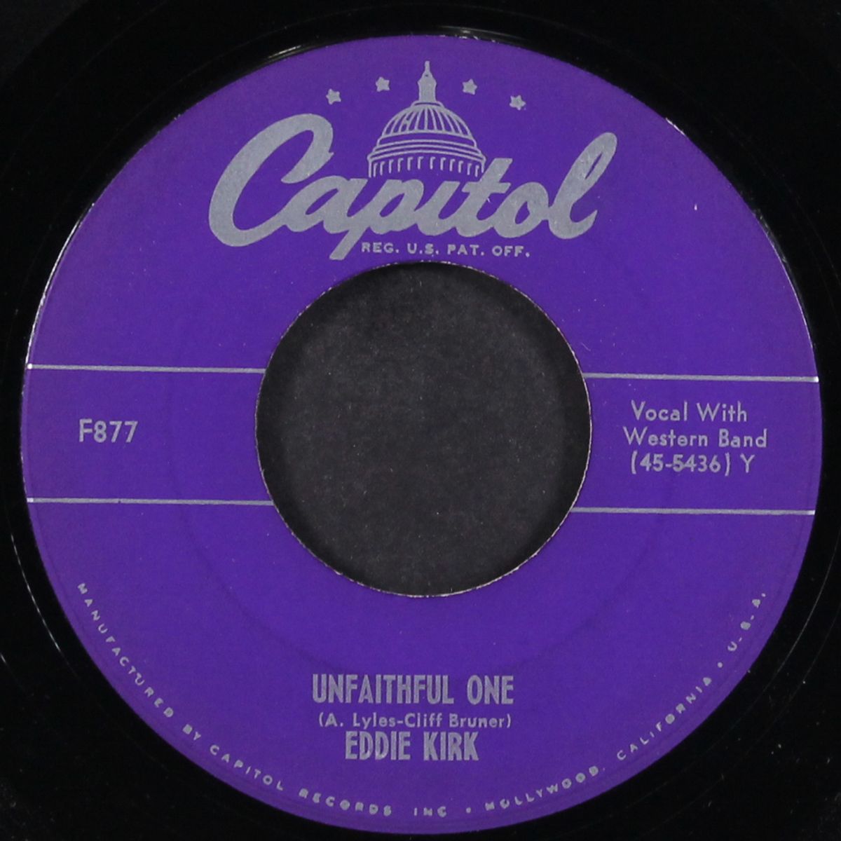 unfaithful one / the two years we were married by EDDIE KIRK
