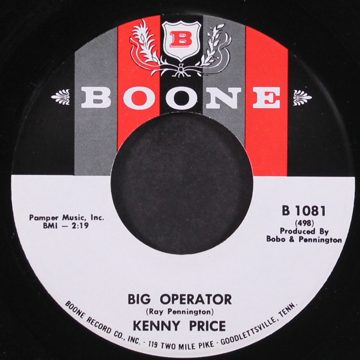 big operator / it don't mean a thing to me by KENNY PRICE