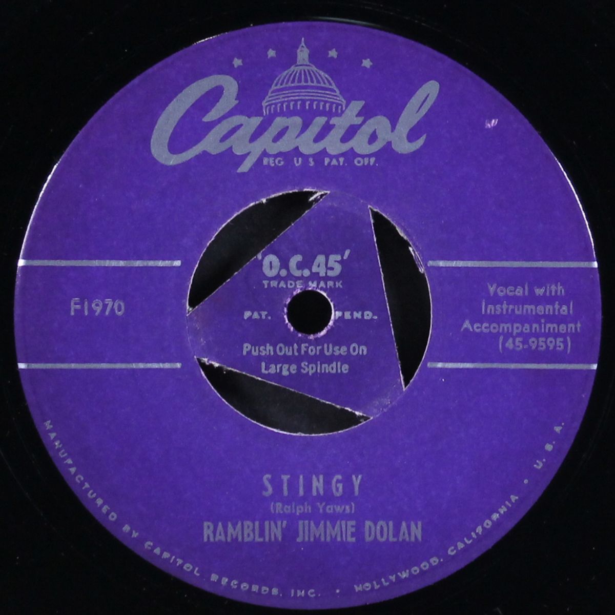 trade winds never lie / stingy by RAMBLIN' JIMMIE DOLAN