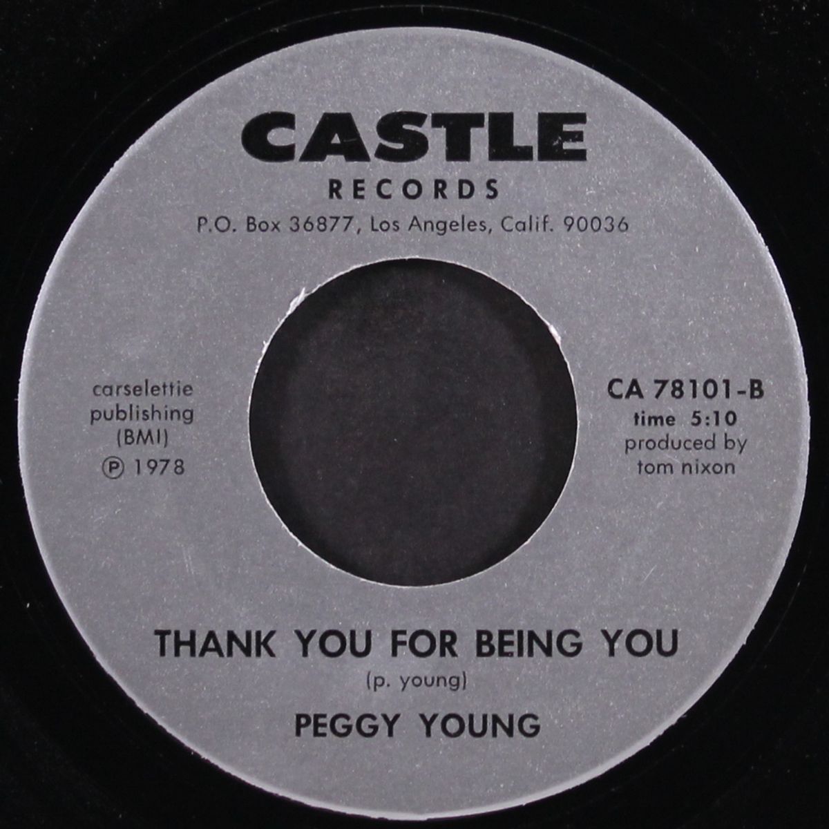 la la ooo / thank you for being you by PEGGY YOUNG