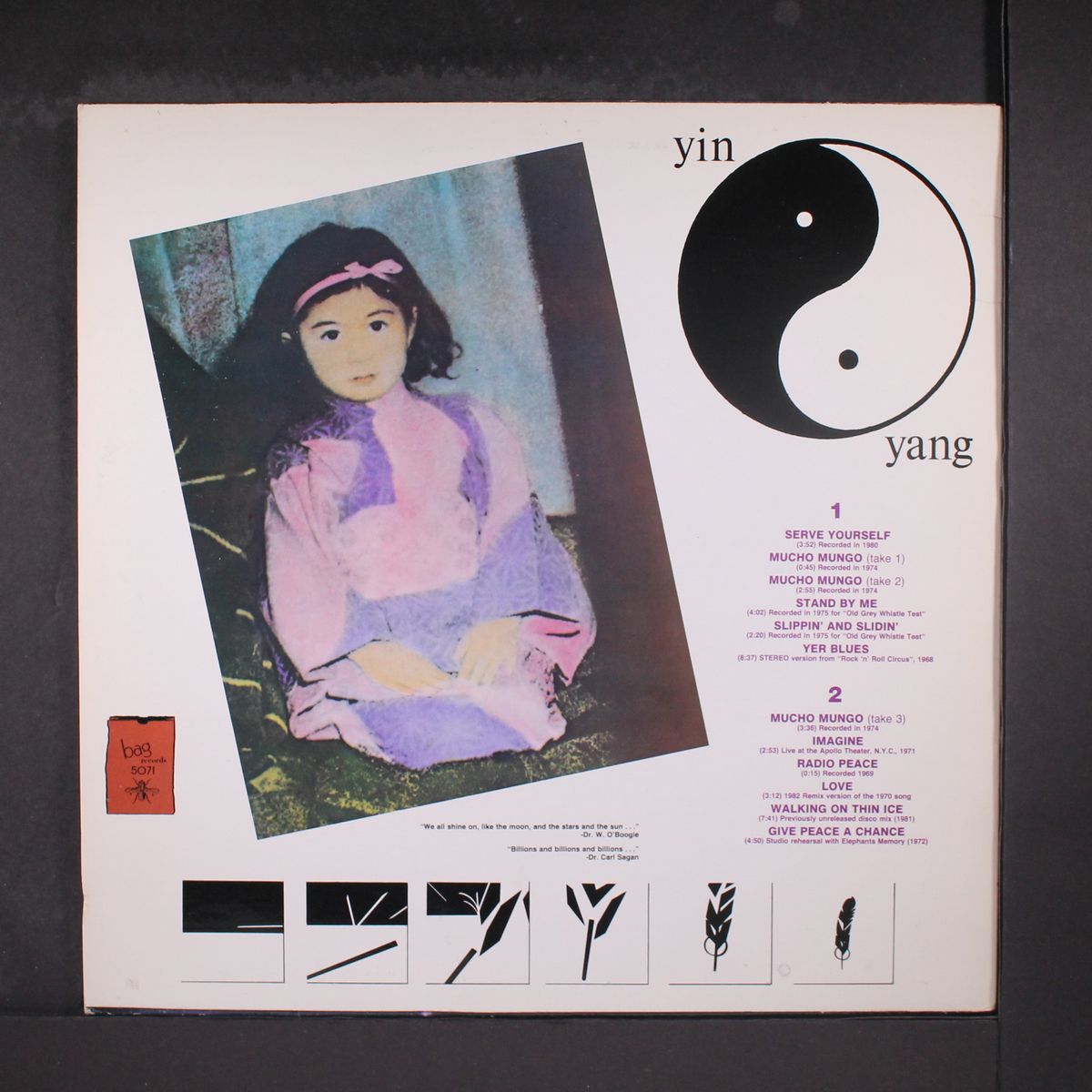 yin yang by JOHN LENNON