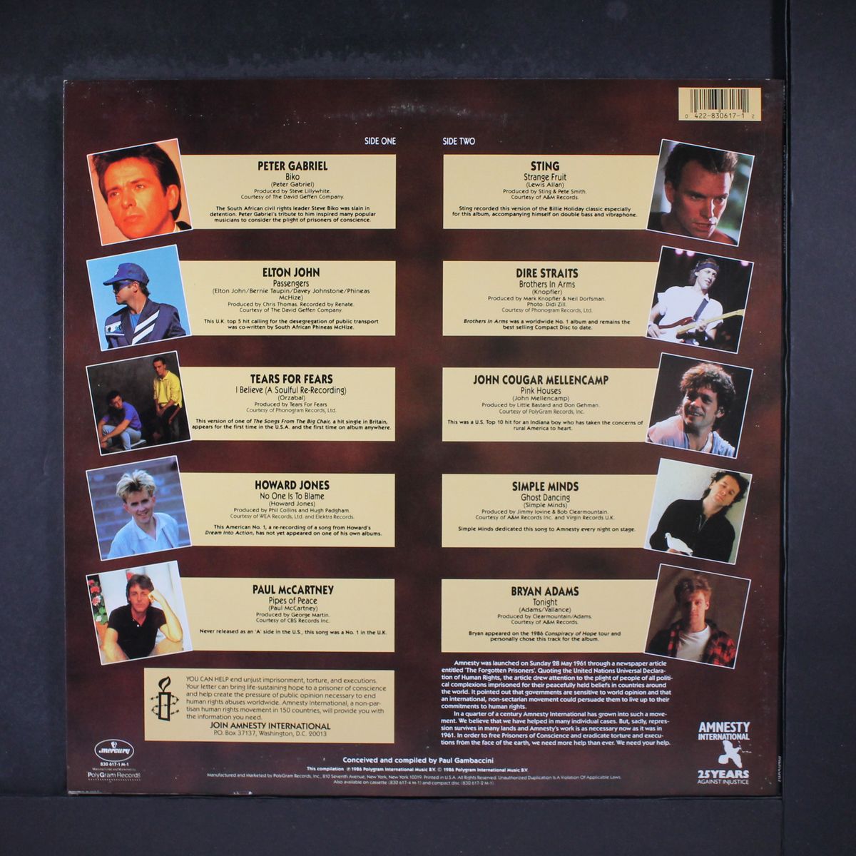 rock for amnesty by VARIOUS