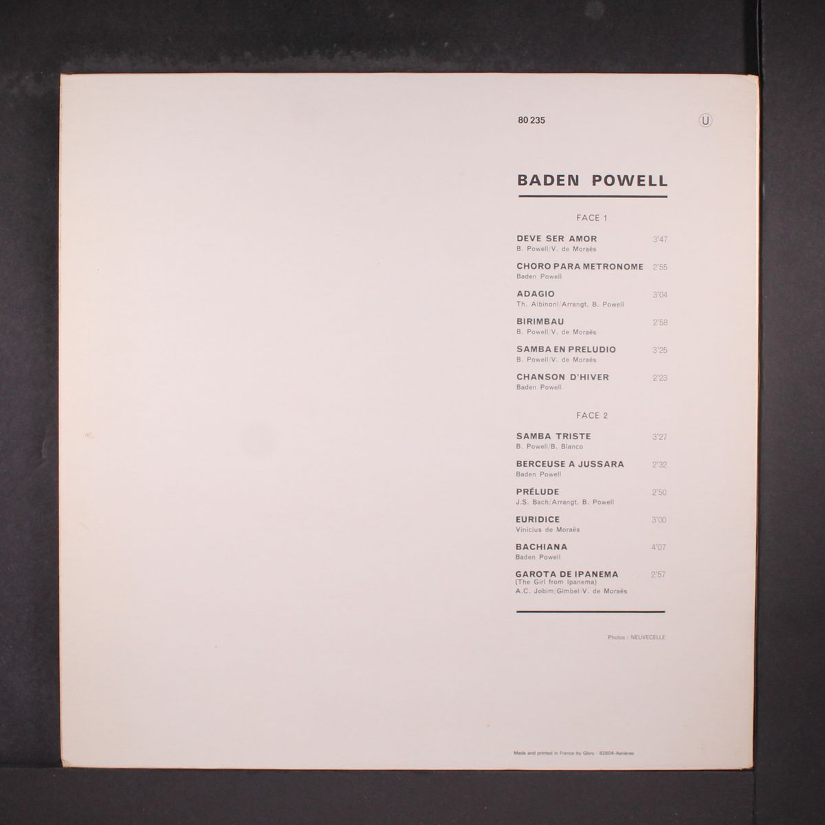 le monde musical de by BADEN POWELL