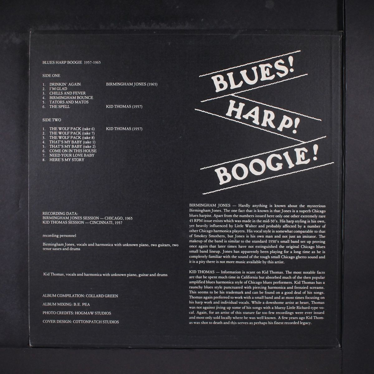 blues harp boogie by BIRMINGHAM JONES / KID THOMAS