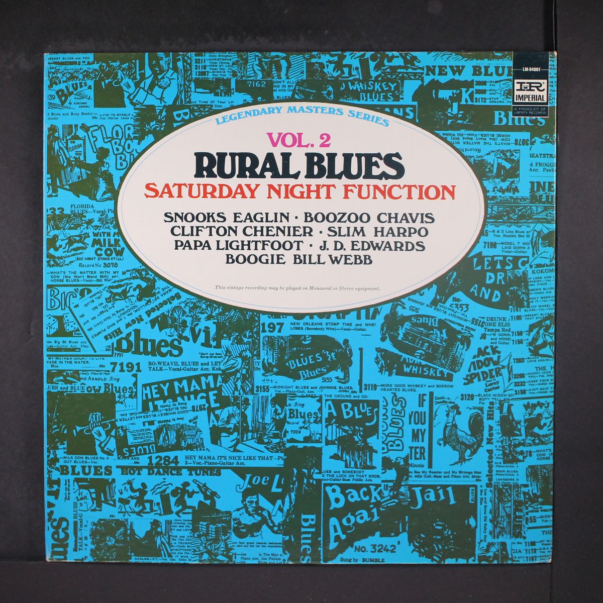 rural blues, vol. 2; saturday night function by VARIOUS