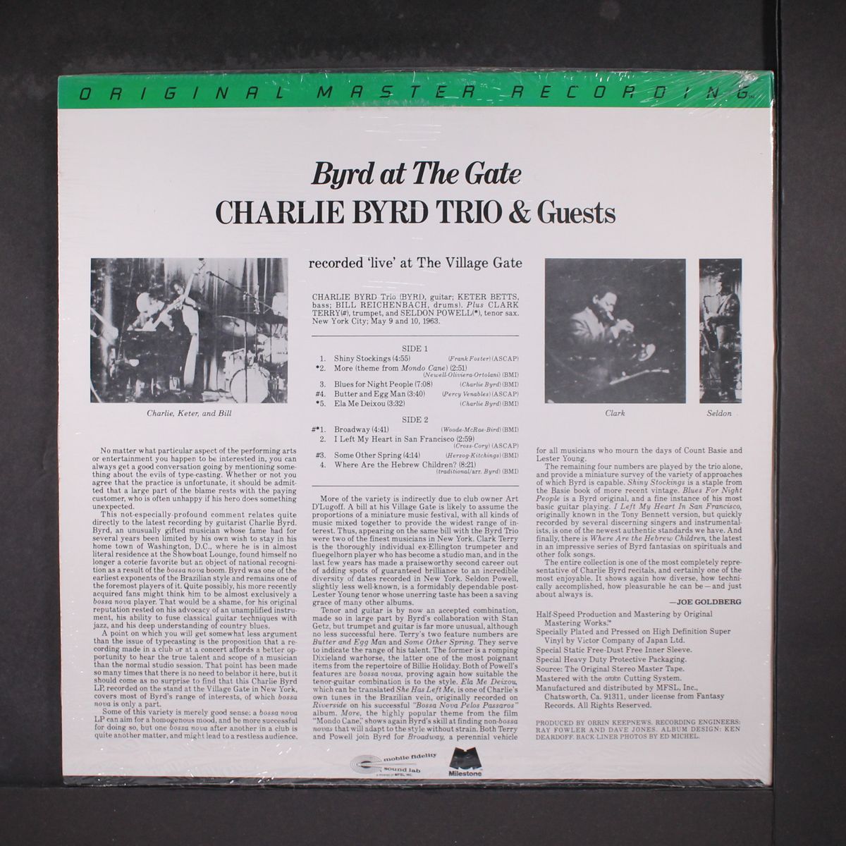 byrd at the gate by CHARLIE BYRD