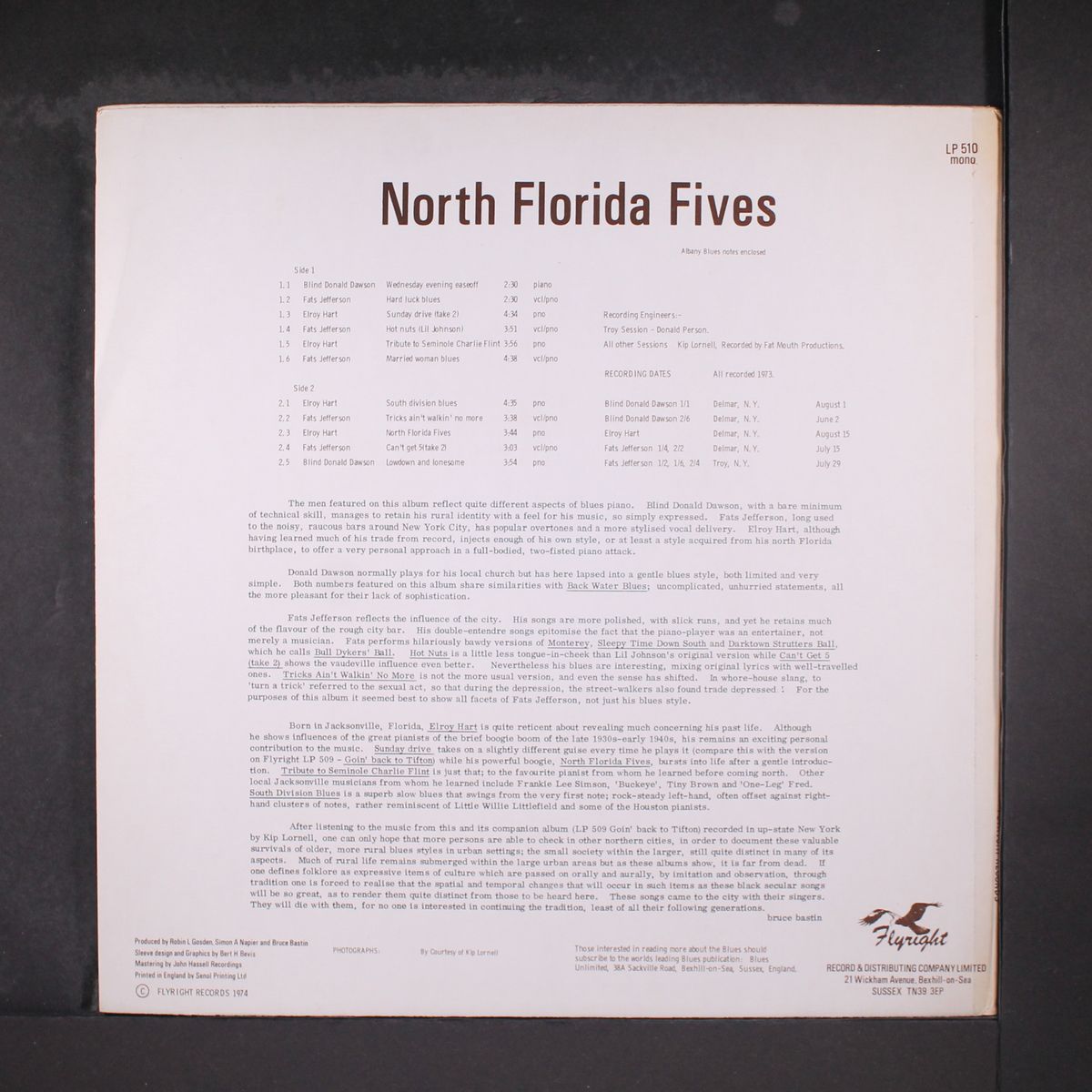 north florida fives by VARIOUS