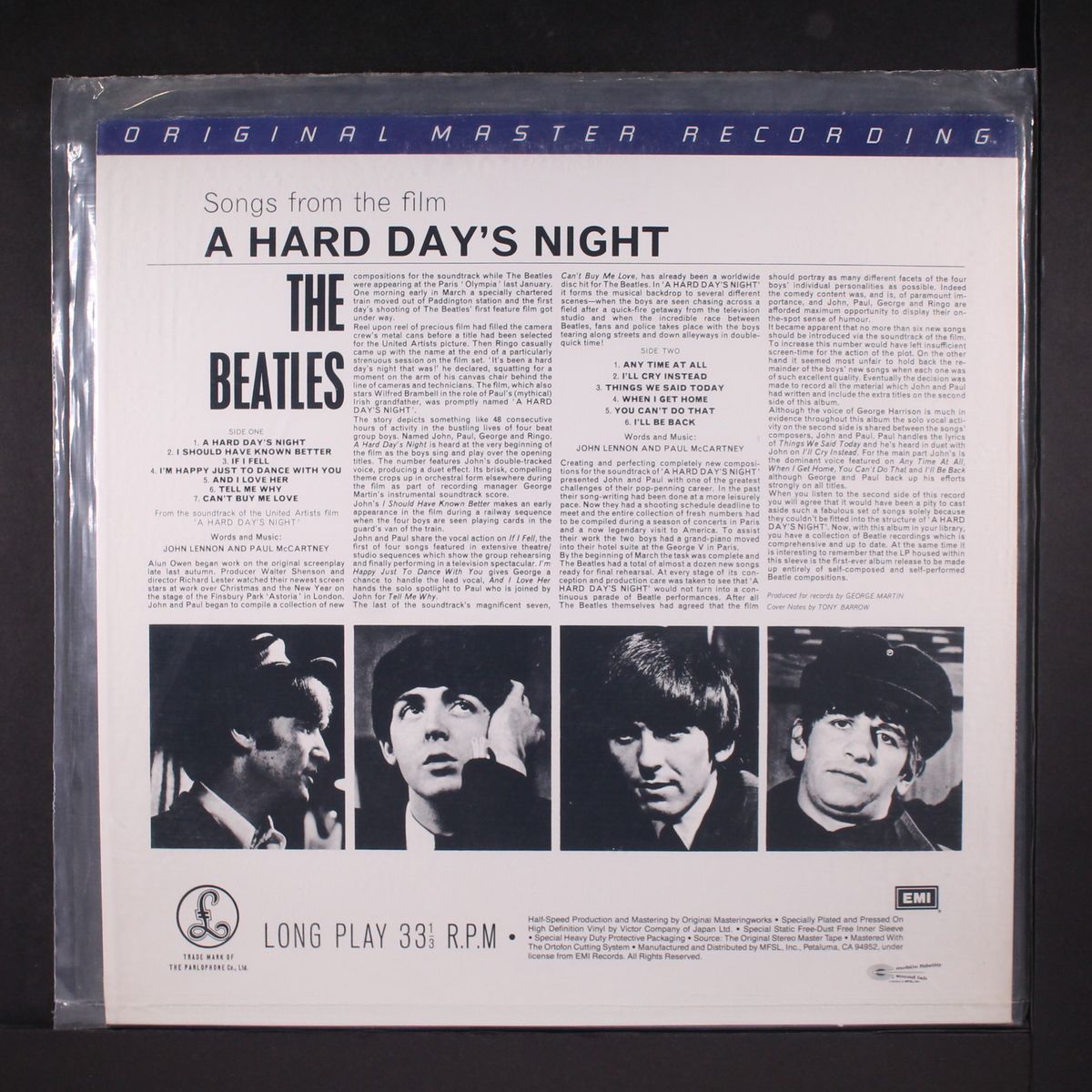 a hard day's night by BEATLES