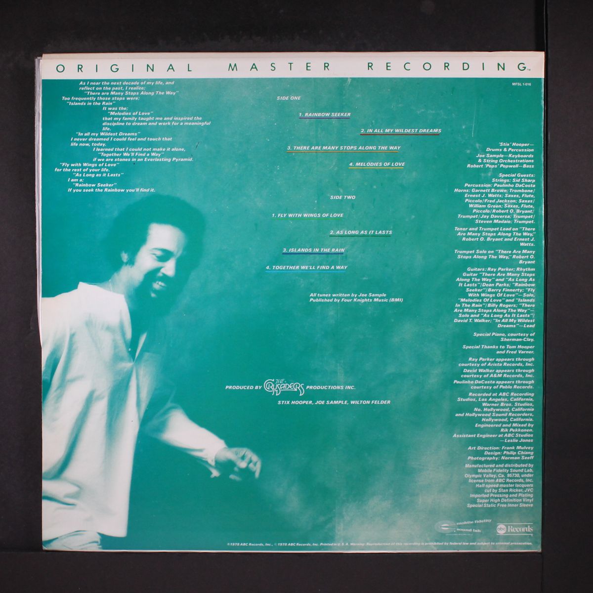 rainbow seeker by JOE SAMPLE