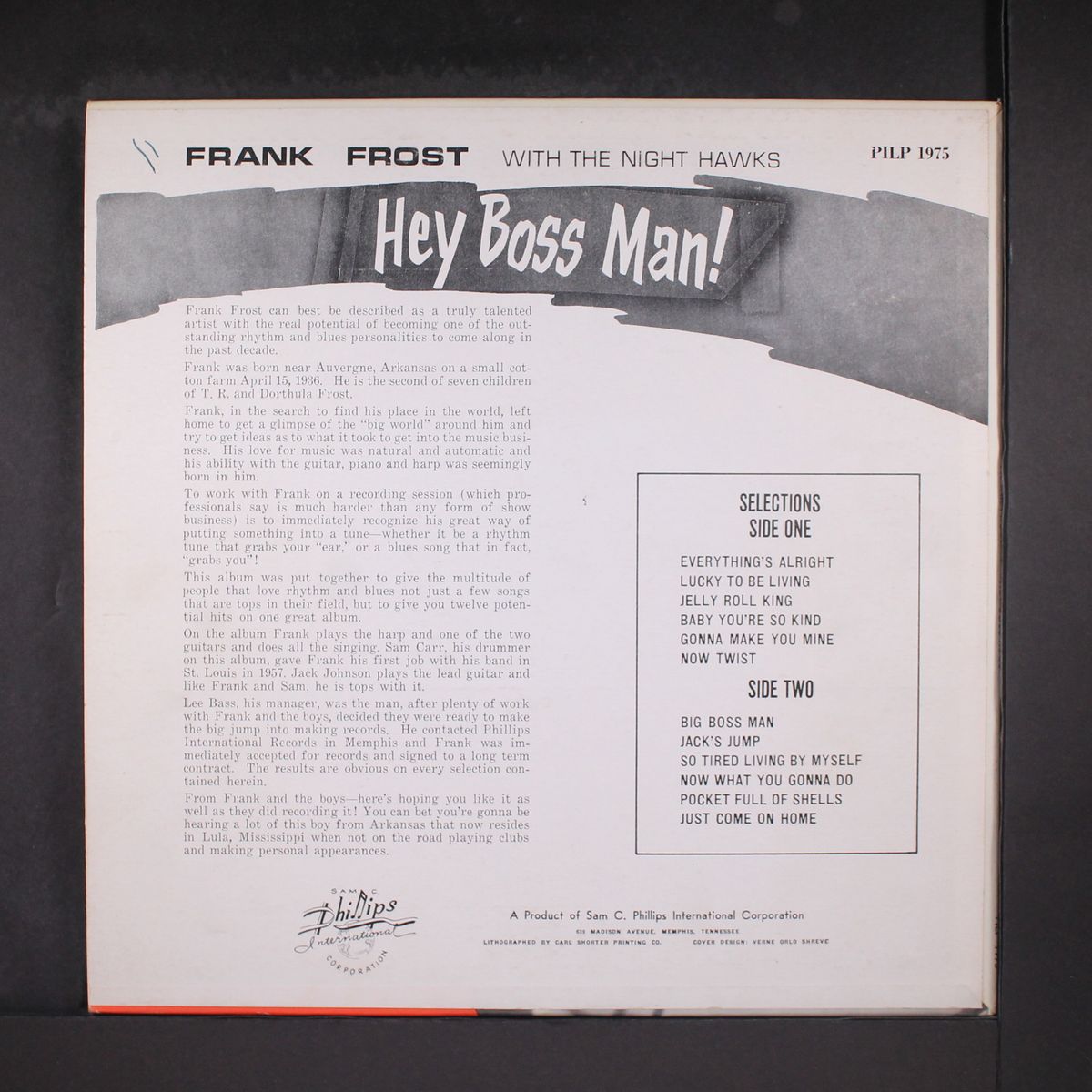 hey boss man! by FRANK FROST & NIGHTHAWKS