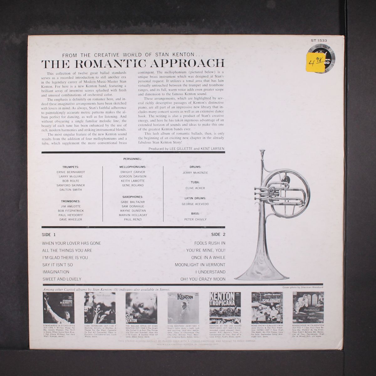 the romantic approach by STAN KENTON