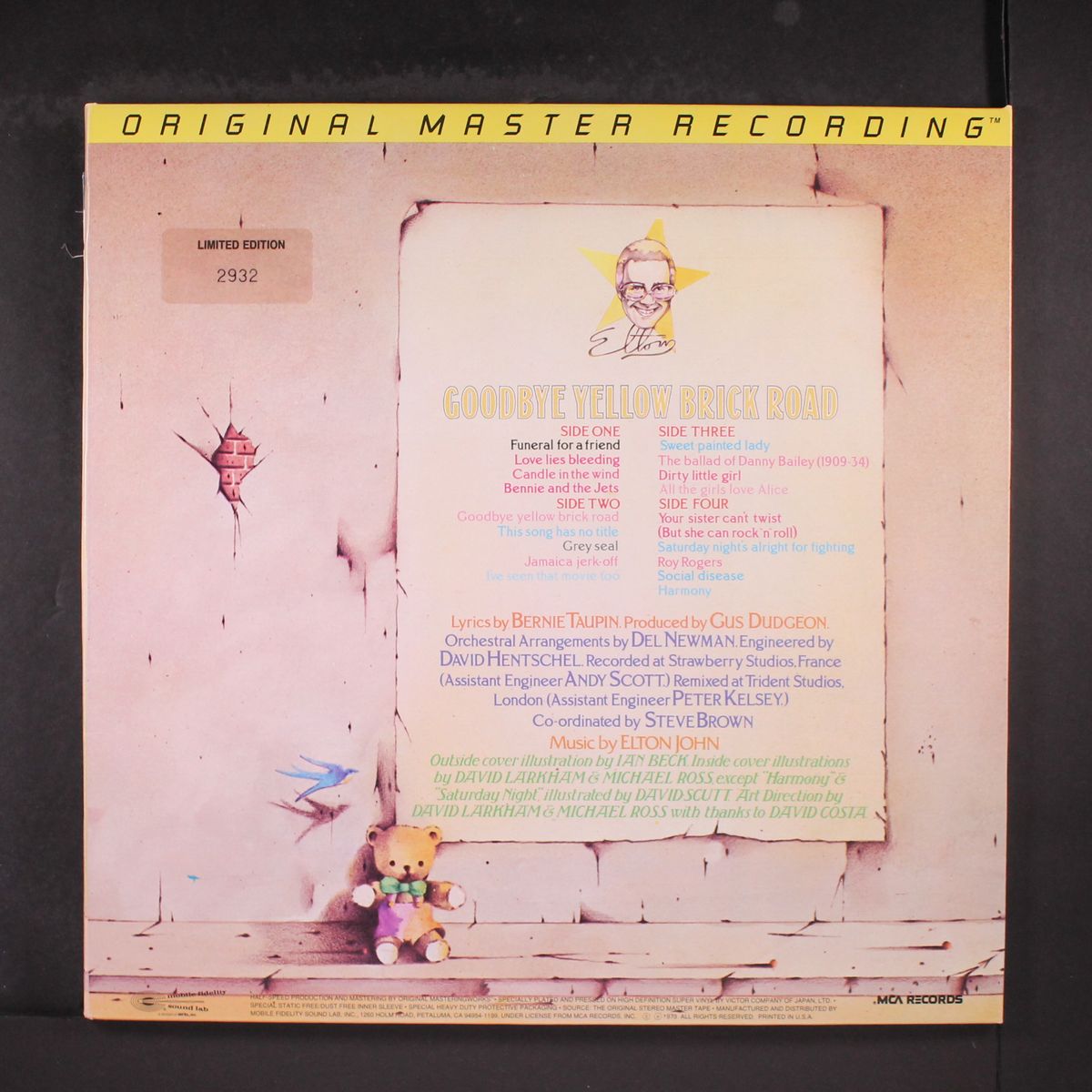 goodbye yellow brick road by ELTON JOHN