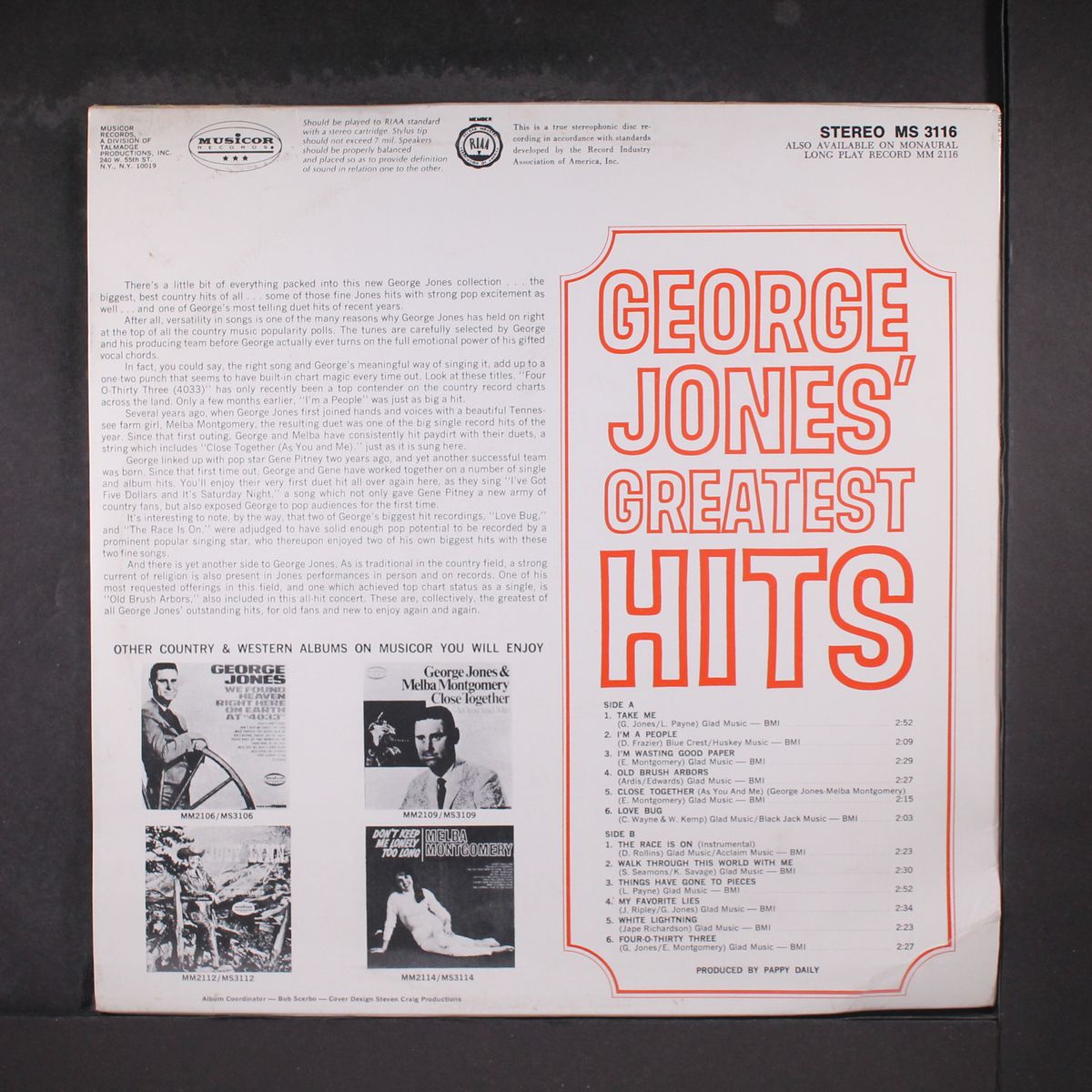 greatest hits by GEORGE JONES