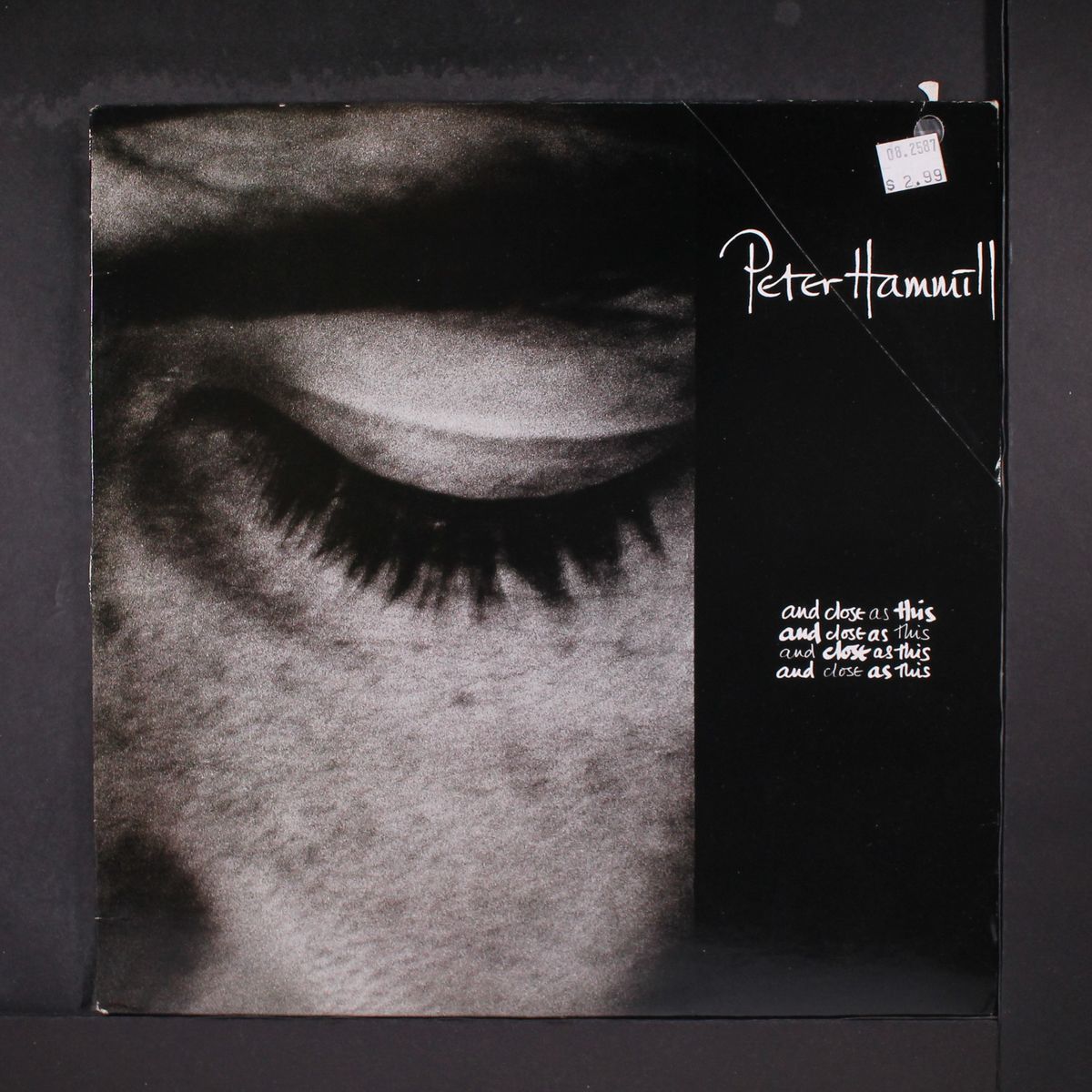 and close as this by PETER HAMMILL
