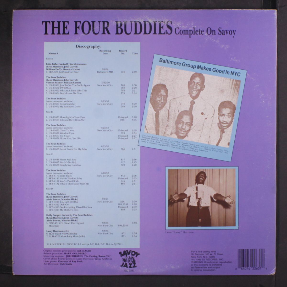 complete on savoy by FOUR BUDDIES
