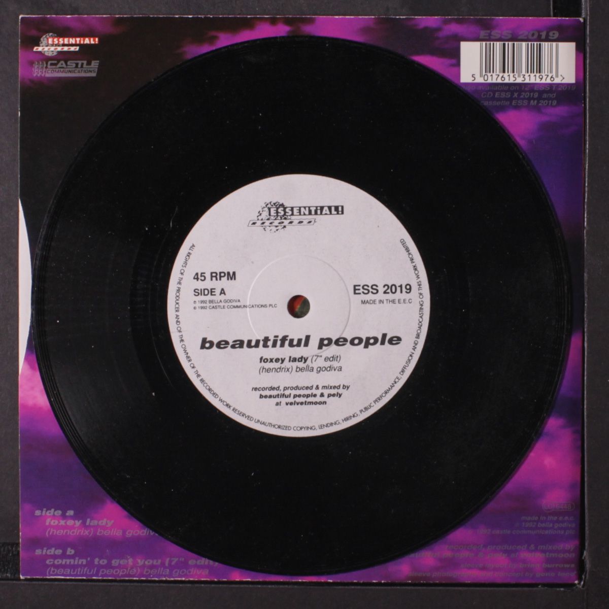 foxey lady / comin' to get you by BEAUTIFUL PEOPLE